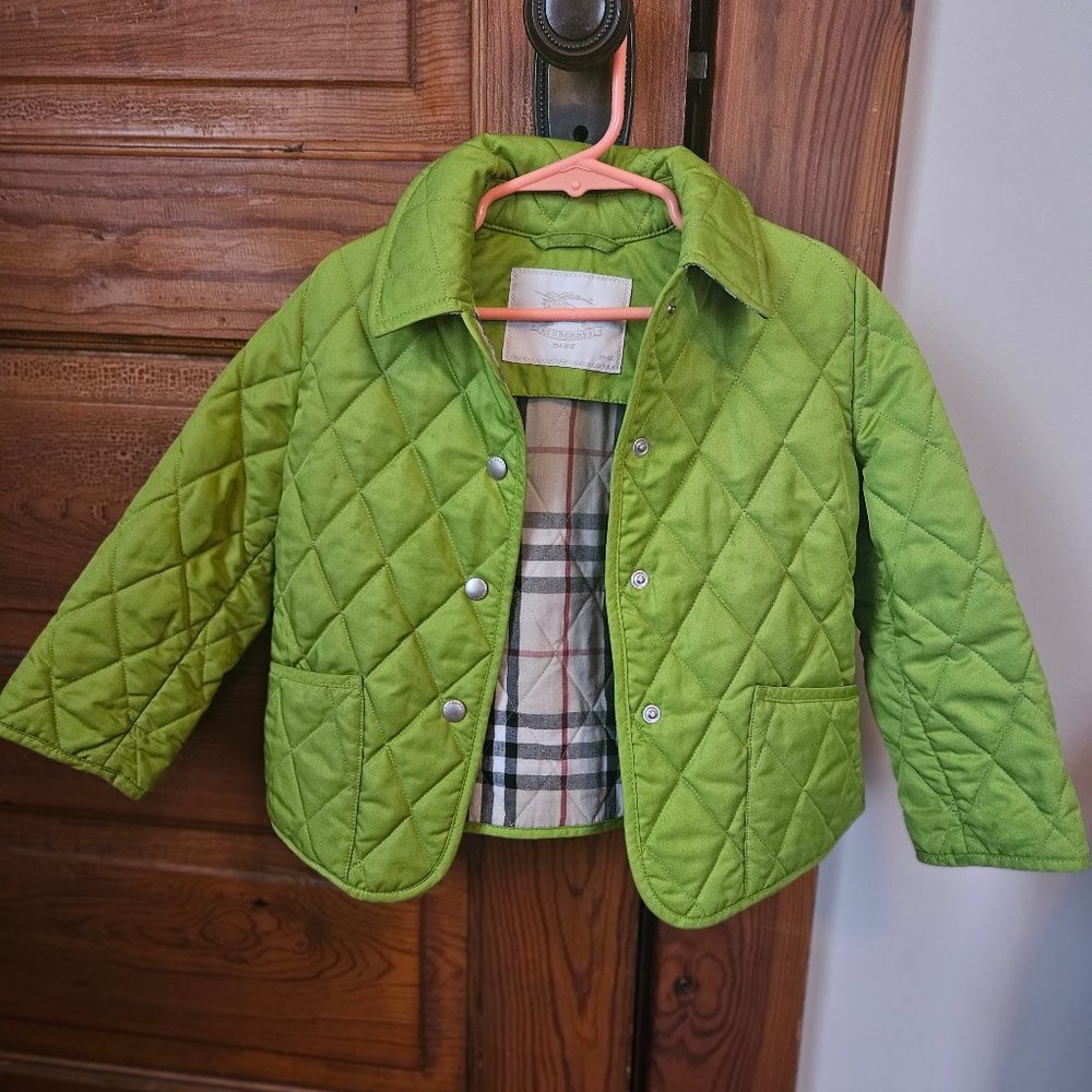 Burberry quilted jacket 18-24 month